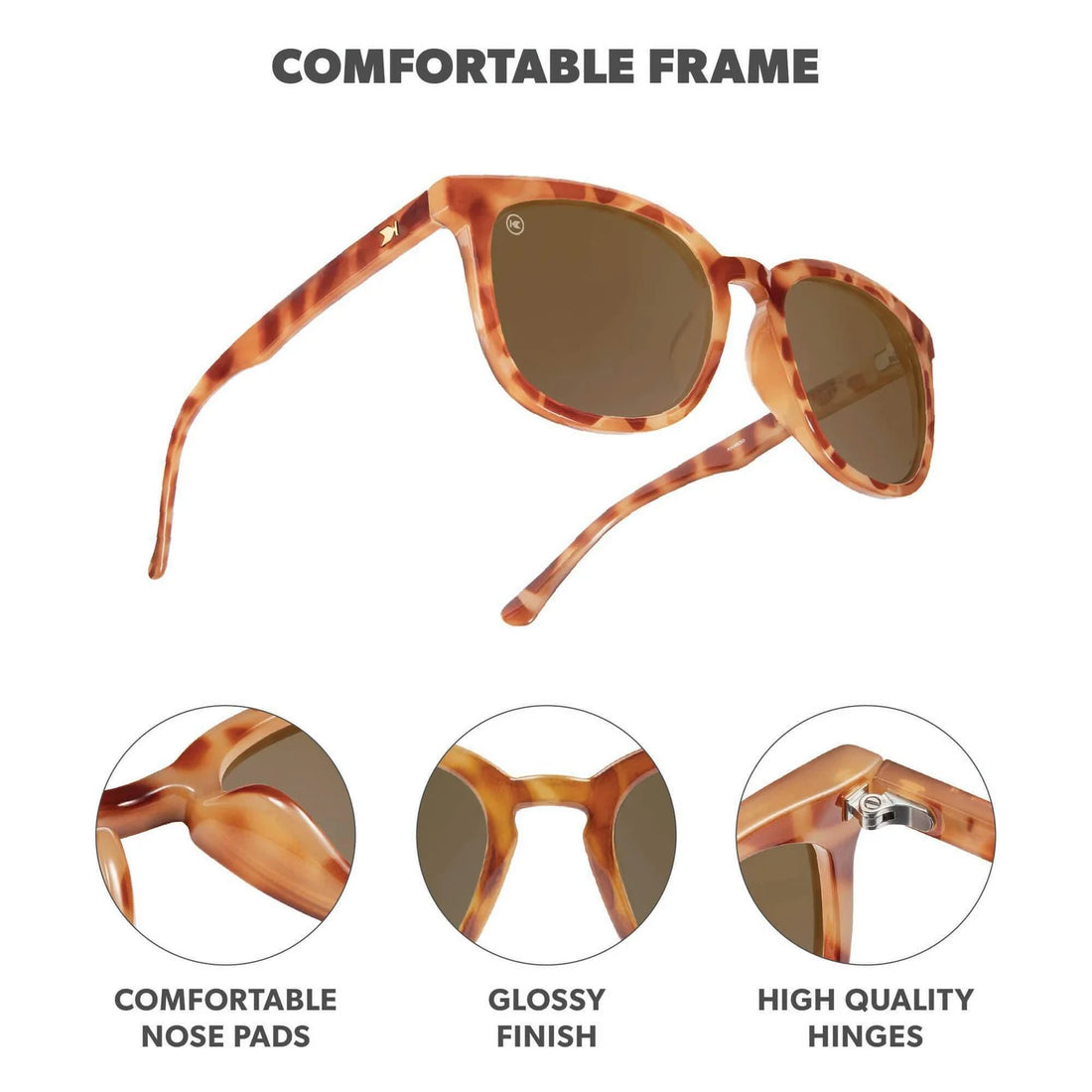 UNISEX KNOCKAROUND PASO ROBLES | GLOSSY BLONDE TORTOISE SHELL