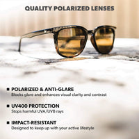 UNISEX KNOCKAROUND PASO ROBLES | GLOSSY BLACK TORTOISE SHELL FADE / AMBER