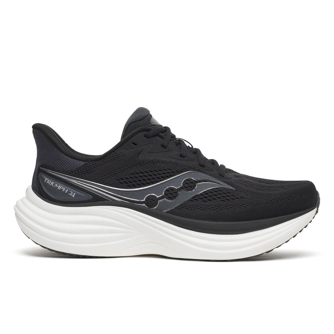 MEN'S SAUCONY TRIUMPH 24 |  BLACK SILVER
