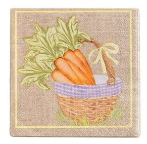 MUDPIE CARROT BUNDLE PAPER NAPKIN | GREY