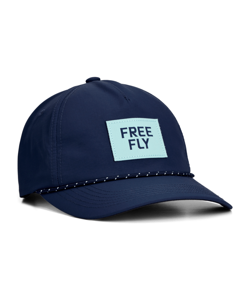 MEN'S FREEFLY STANDARD PATCH PERFORMANCE HAT | TRUE NAVY