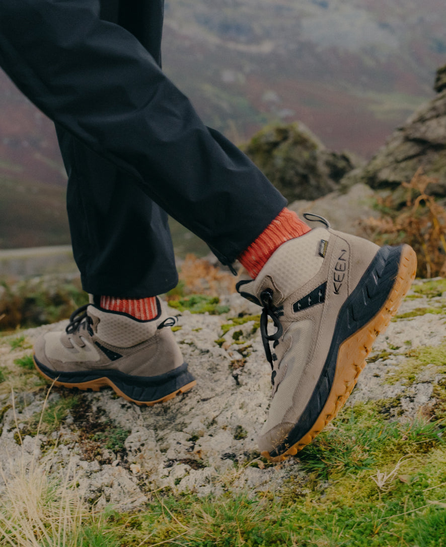 MEN'S KEEN HIGHTRAIL WATERPROOF HIKING BOOT | CANTEEN | OAK BUFF