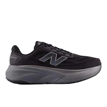 MEN'S NEW BALANCE FRESH FOAM X MORE V6 | BLACK WITH CASTLEROCK AND BLACK METALLIC