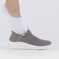 WOMEN'S SKECHERS SLIP-INS: ULTRA FLEX 3.0 SMOOTH STEP | GRAY