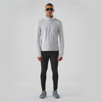 MEN'S SMARTWOOL ACTIVE FLEECE WIND 1/2 ZIP | STORM GRAY
