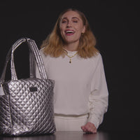 WOMEN'S VOORAY NAOMI TOTE | QUILTED TAN