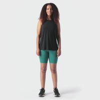 WOMEN'S SMARTWOOL ACTIVE ULTRALIGHT HIGH NECK TANK | BLACK