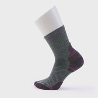 SMARTWOOL HIKE TARGETED CUSHION CREW | MEDIUM GRAY