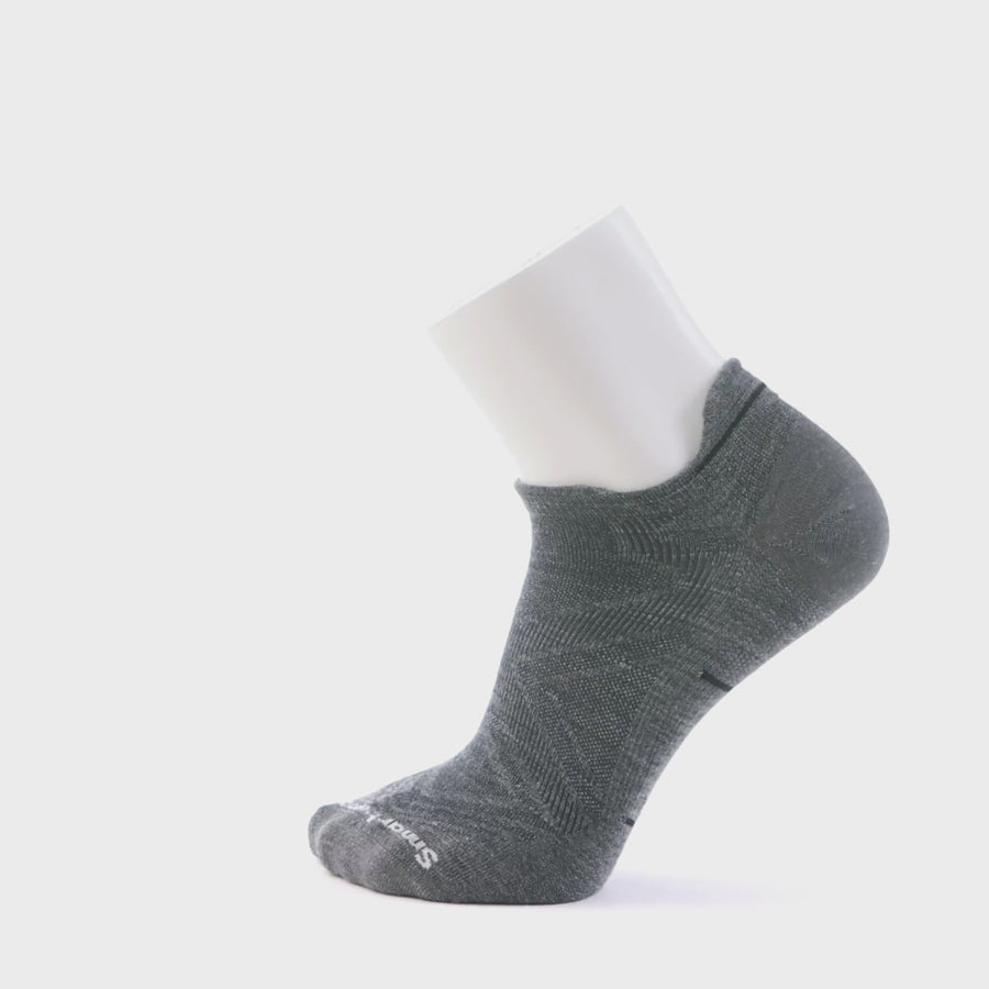 UNISEX SMARTWOOL RUN ZERO CUSHION LOW ANKLE | WINTER MOSS