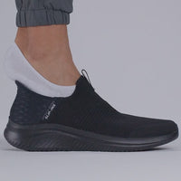 WOMEN'S SKECHERS SLIP-INS: ULTRA FLEX 3.0 SMOOTH STEP | BLACK