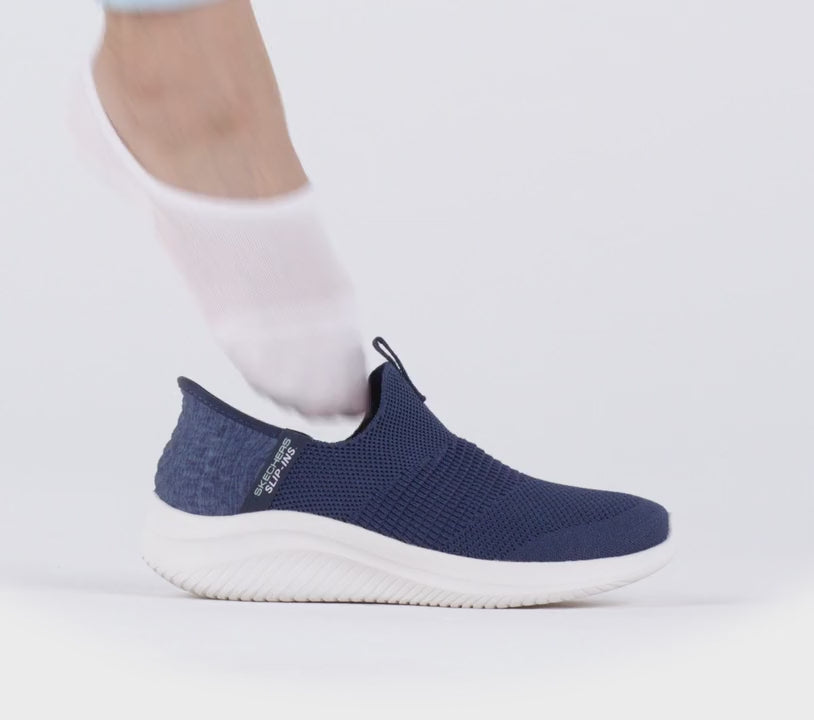 WOMEN'S SKECHERS SLIP-INS: ULTRA FLEX 3.0 SMOOTH STEP | NAVY