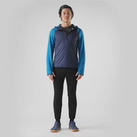 MEN'S SMARTWOOL SMARTLOFT HALF ZIP HOODIE | NIVAL BLUE