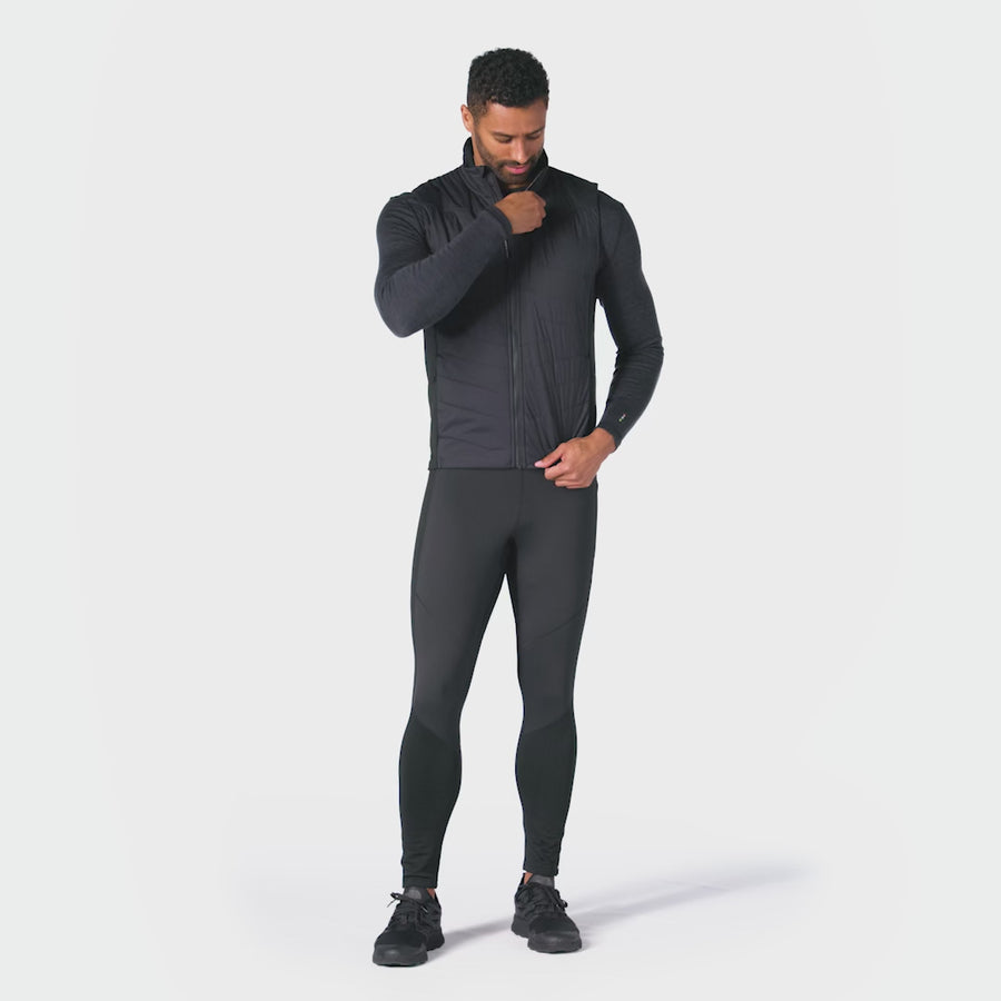 MEN'S SMARTWOOL SMARTLOFT VEST | BLACK