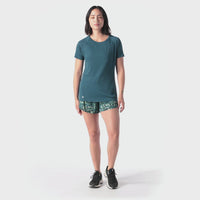 WOMEN'S SMARTWOOL ACTIVE ULTRALIGHT SHORT SLEEVE | TWILIGHT BLUE