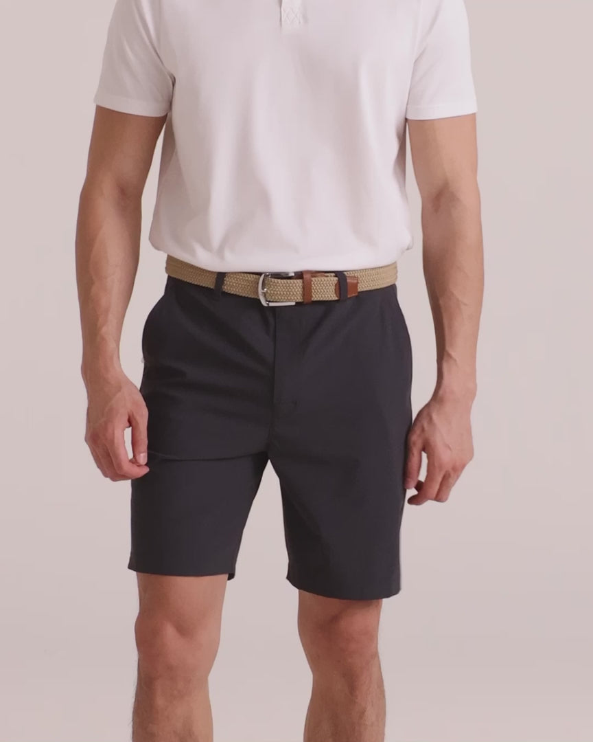 MEN'S SAXX CADDIE GOLF SHORT 8" | DARK INK