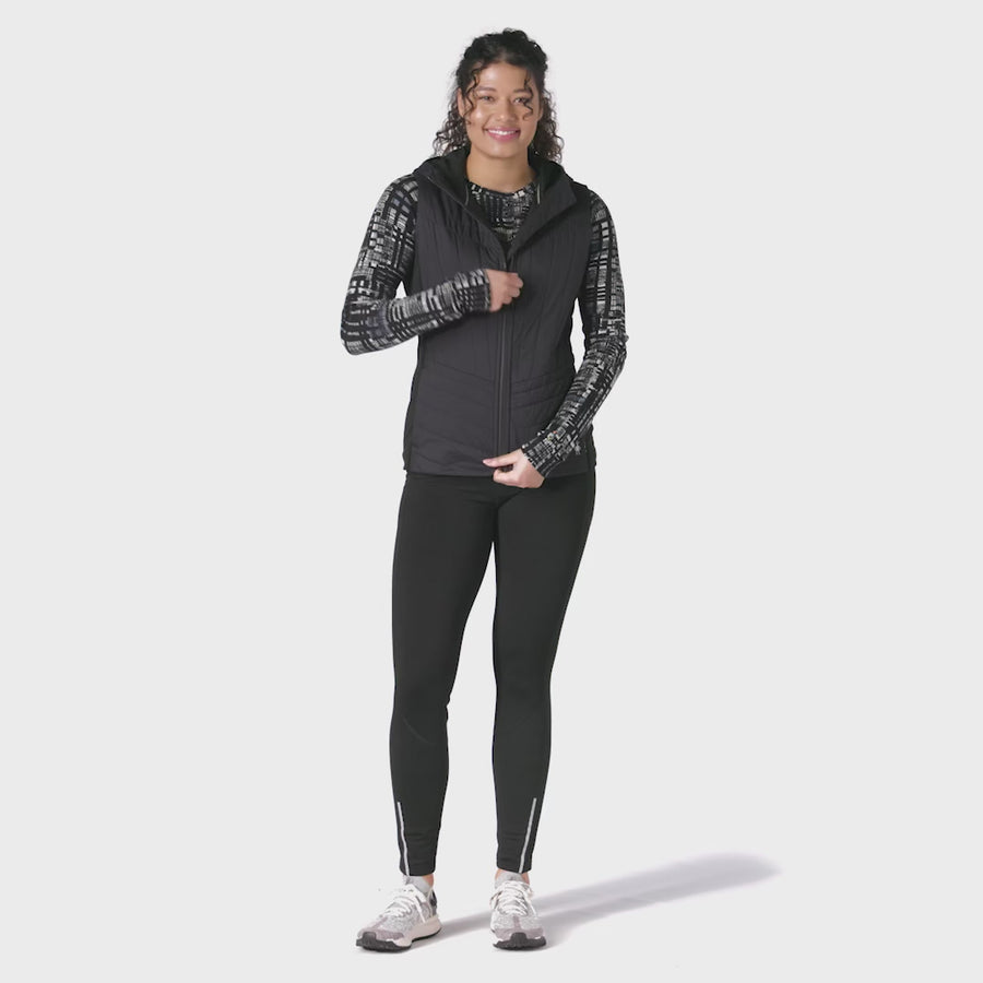 WOMEN'S SMARTWOOL SMARTLOFT VEST | BLACK