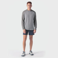 MEN'S SMARTWOOL ACTIVE MESH HOODIE | LIGHT GRAY HEATHER