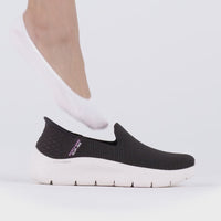 WOMEN'S SKECHERS GO WALK FLEX | BLACK / WHITE