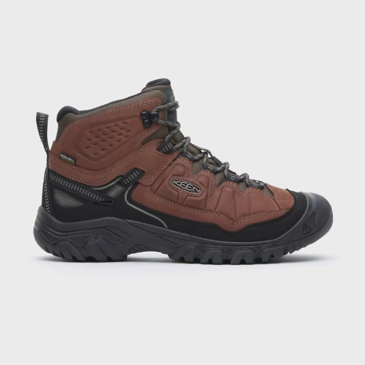 MEN'S KEEN TARGHEE IV WATERPROOF HIKING BOOT | BISON / BLACK