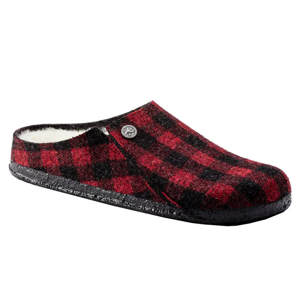 UNISEX BIRKENTOCK ZERMATT SHEARLING | RED PLAID