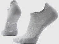 UNISEX SMARTWOOL RUN ZERO CUSHION LOW ANKLE | LIGHT GRAY