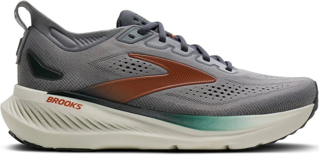 MEN'S BROOKS GLYCERIN 23 | WEATHERVANE / BOMBAY BROWN / CLEAR