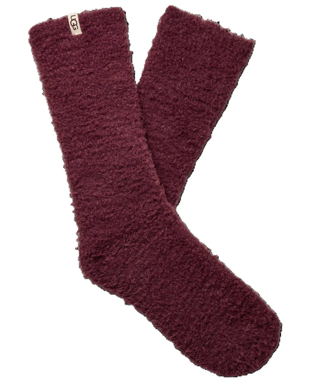 WOMEN'S UGG TEDDI COZY CREW SOCKS | WILD GRAPE