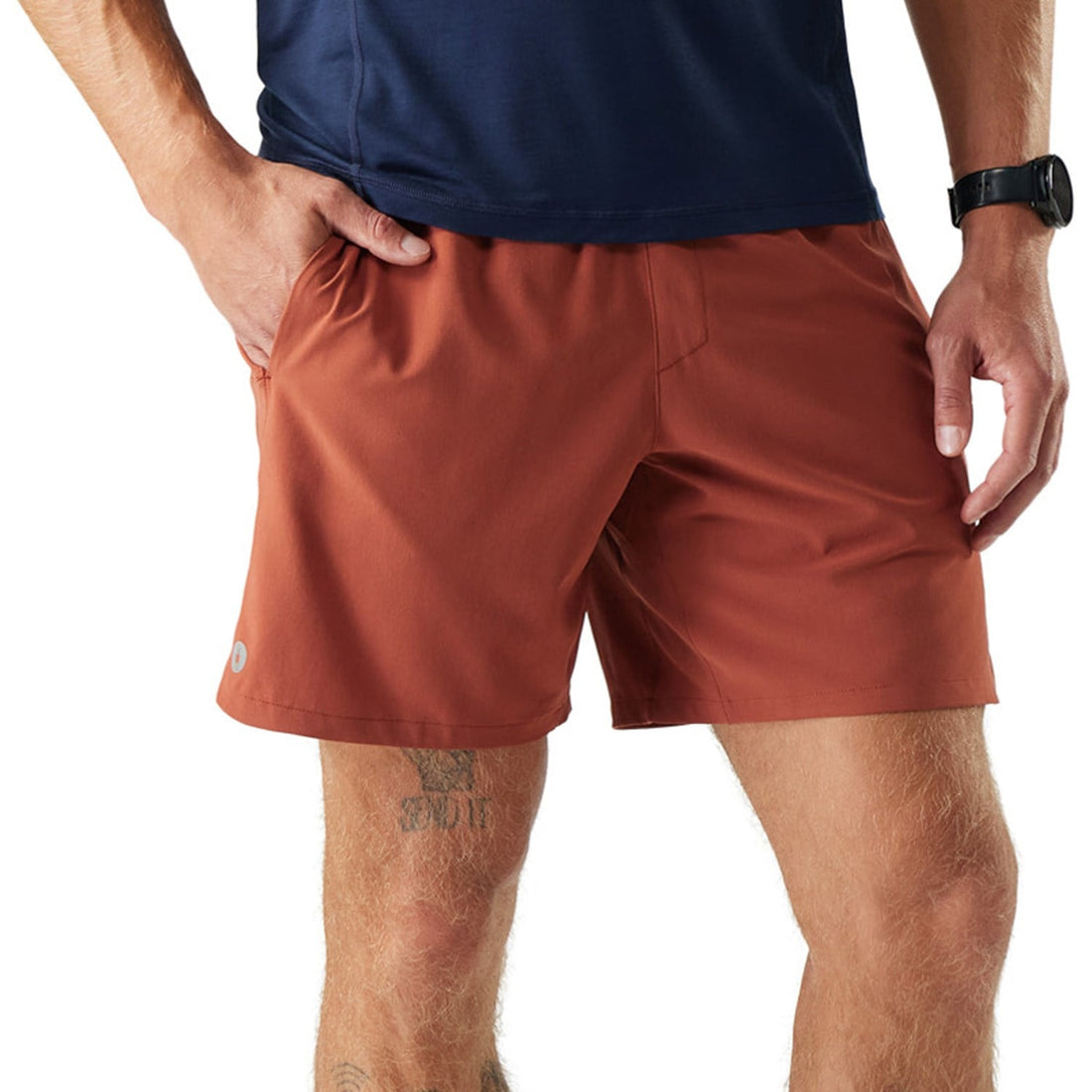 MEN'S SMARTWOOL ACTIVE LINED 7" SHORT | BURNT SIENNA