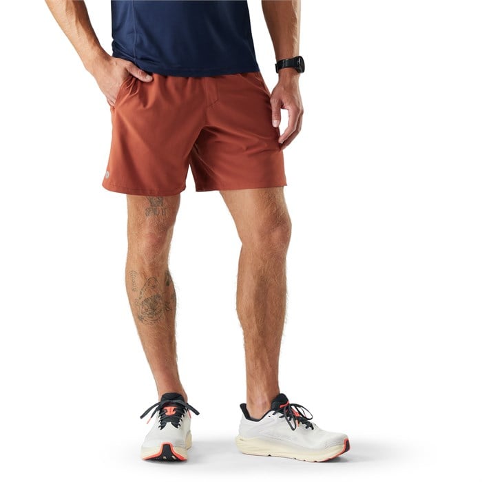 MEN'S SMARTWOOL ACTIVE LINED 7" SHORT | BURNT SIENNA