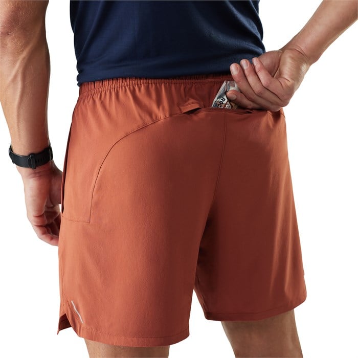 MEN'S SMARTWOOL ACTIVE LINED 7" SHORT | BURNT SIENNA