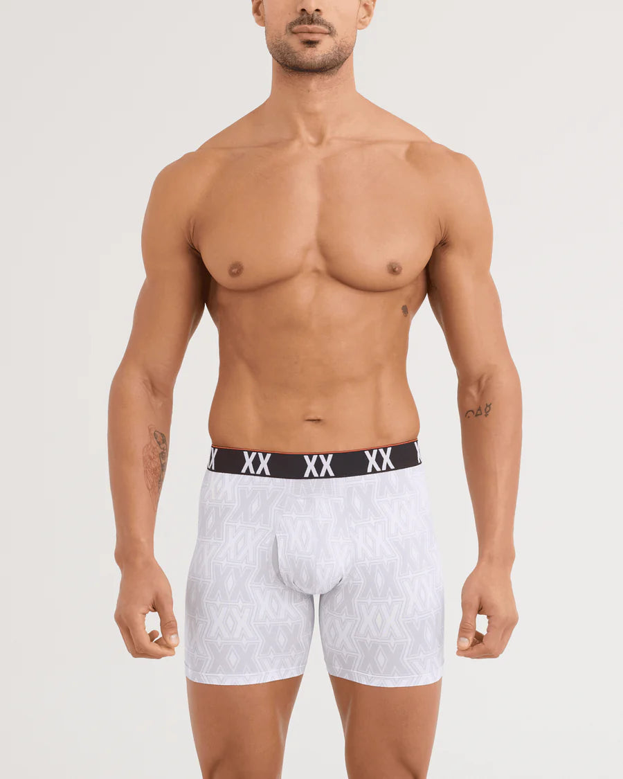 MEN'S SAXX MULTI-SPORT MESH BOXER BREIF FLY 3PK | XXCELLENCE / TRADEWINDS / BLACK