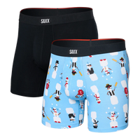 MEN'S SAXX VIBE XTRA SOFT COMFORT | FROSTY THE GAMER | BLACK