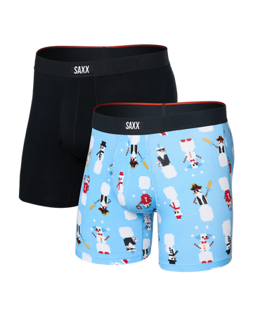 MEN'S SAXX VIBE XTRA SOFT COMFORT | FROSTY THE GAMER | BLACK