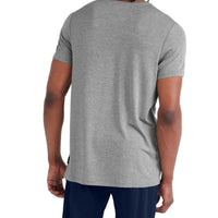 MEN'S SAXX SNOOZE SHORT SLEEVE TEE | DARK GREY HEATHER