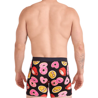 MEN'S SAXX VIBE XTRA SOFT COMFORT 6" BOXER BRIEF | LOVE STORY | BLACK