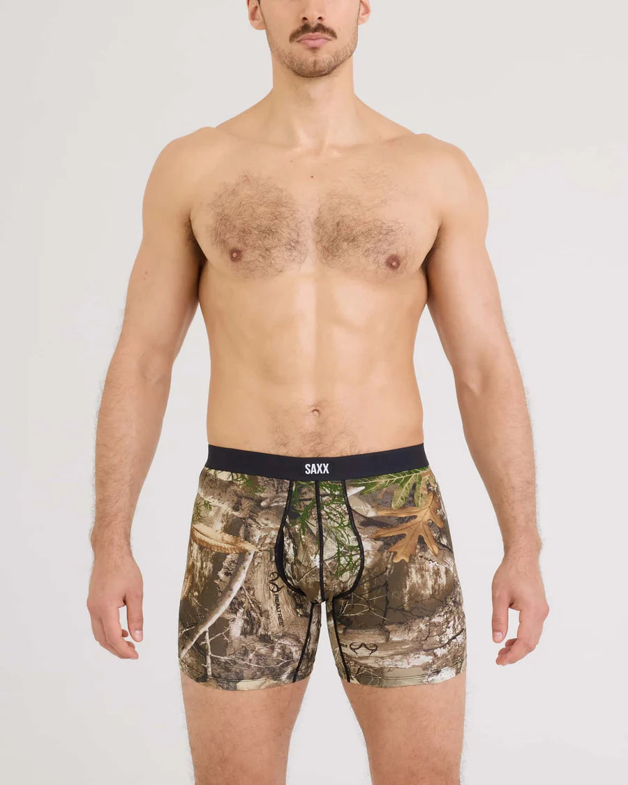 MEN'S SAXX VIBE XTRA SOFT COMFORT BOXER BRIEF 6" | CAMOUFLAGE
