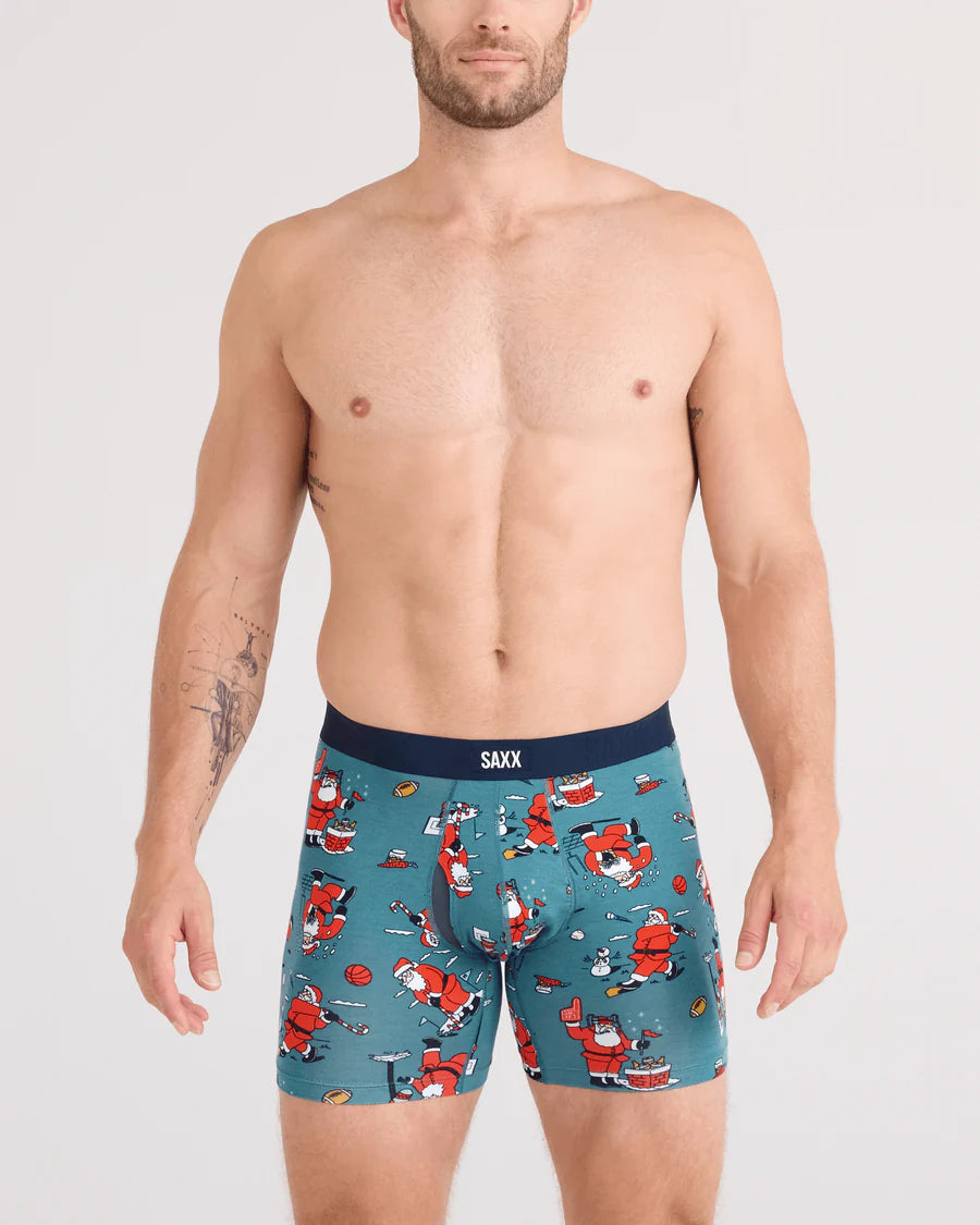 MEN'S SAXX VIBE XTRA SOFT COMFORT BOXER BRIEF 6" | SANTATHALON | SEASCAPE