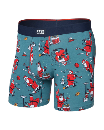 MEN'S SAXX VIBE XTRA SOFT COMFORT BOXER BRIEF 6" | SANTATHALON | SEASCAPE