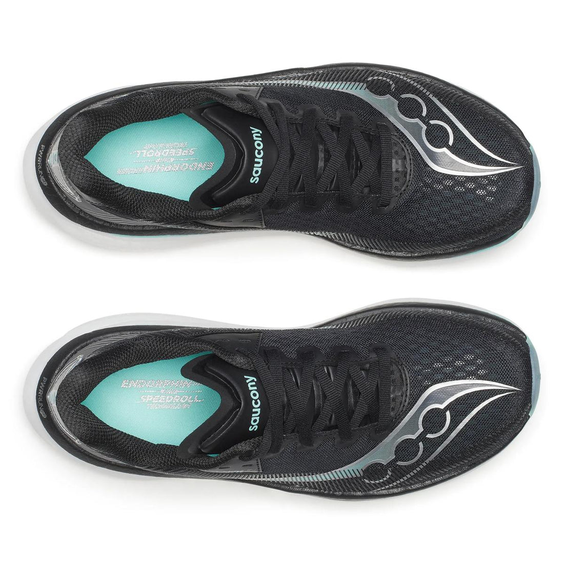 WOMEN'S SAUCONY ENDORPHIN AZURA | BLACK / AQUA