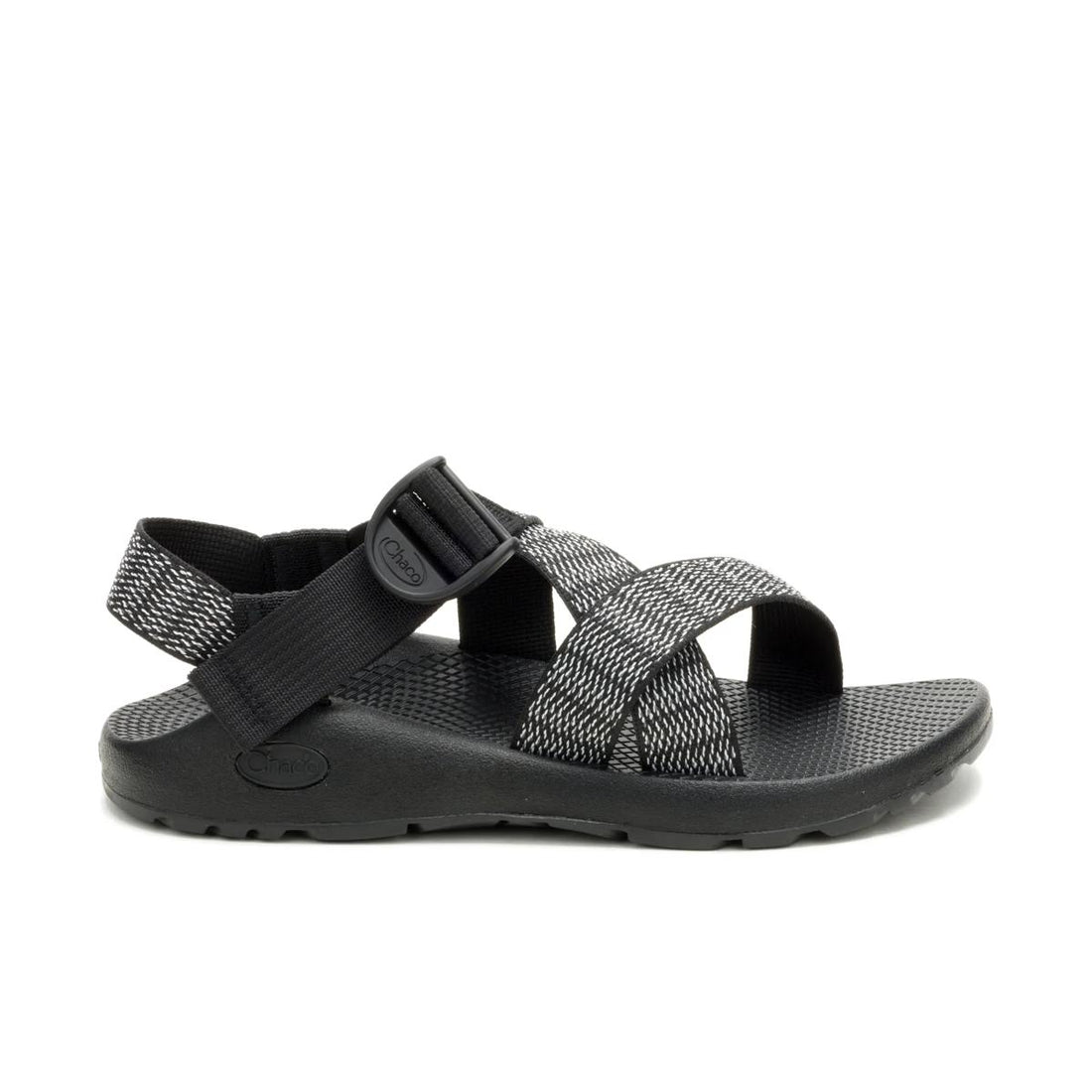 WOMEN'S CHACO MEGA Z/ WIDE-STRAP CLASSIC SANDAL | BIT BLACK | WHITE