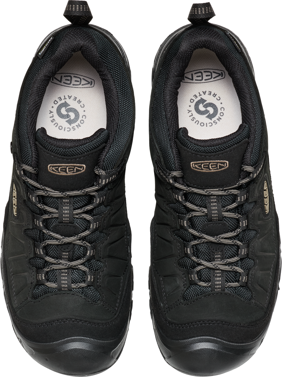 MEN'S KEEN TARGHEE IV WATERPROOF HIKING SHOE | TRIPLE BLACK