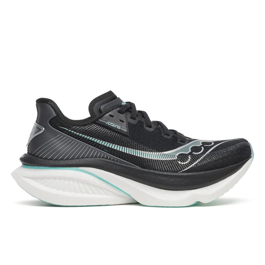 WOMEN'S SAUCONY ENDORPHIN AZURA | BLACK / AQUA
