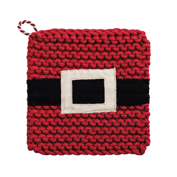 MUDPIE SANTA BELT POT HOLDER