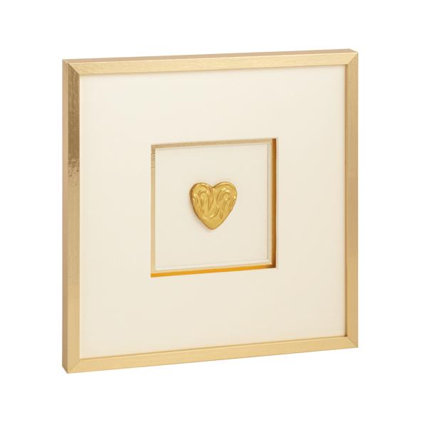 MUDPIE FRAMED HEART WALL ART