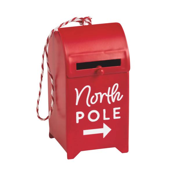 MUDPIE TIN MAILBOX ORNAMENT