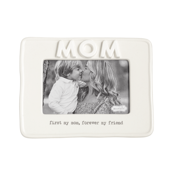 MUDPIE 4X6 CERAMIC MOM FRAME