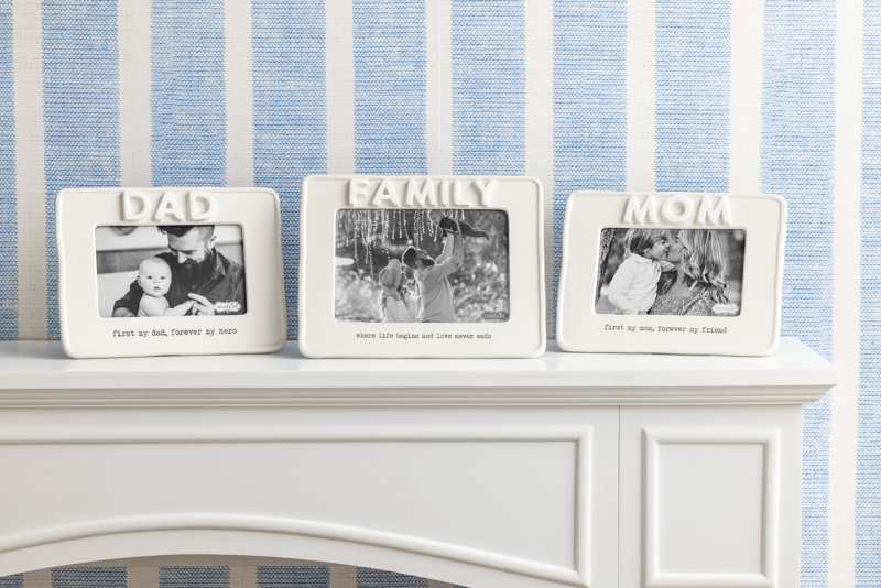 MUDPIE 4X6 CERAMIC DAD FRAME