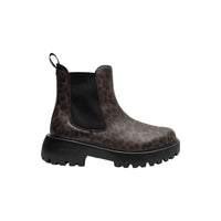 WOMEN'S WODEN AYA LEO WATERPROOF BOOT | DARK LEOPARD