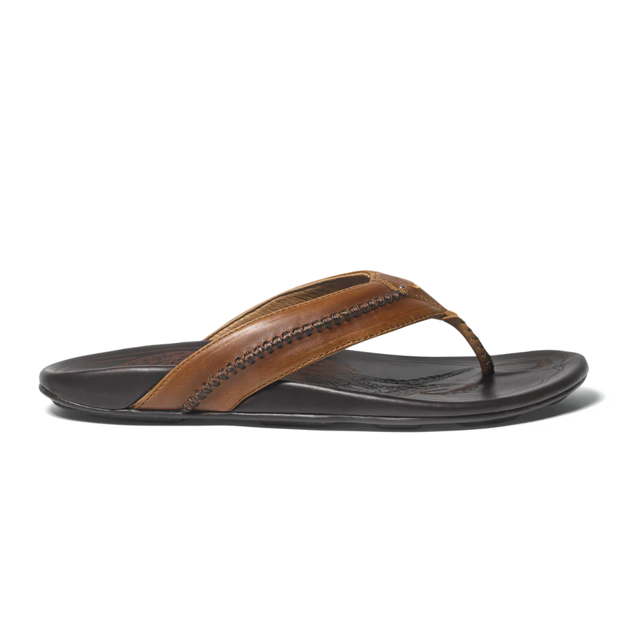 MEN'S OLUKAI MEA OLA | TAN / DARK JAVA