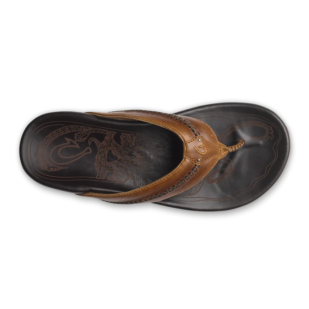 MEN'S OLUKAI MEA OLA | TAN / DARK JAVA